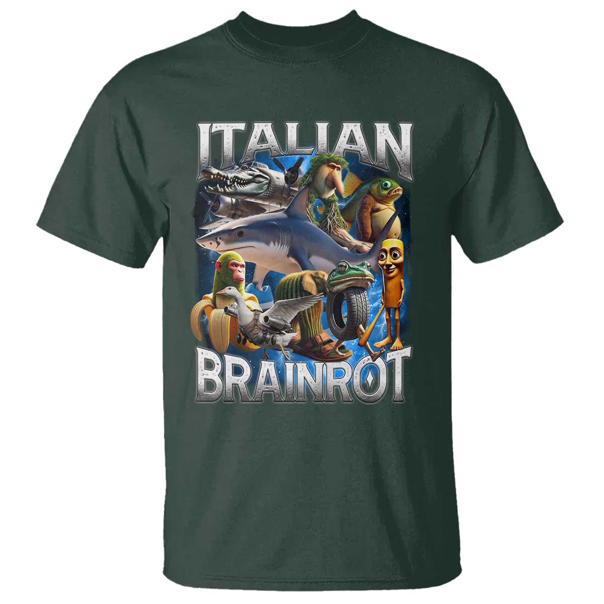 Funny Italian Brainrot Gen Z Meme T Shirt