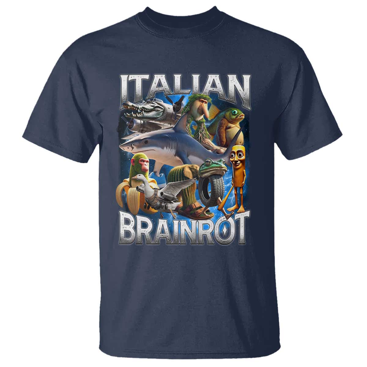 Funny Italian Brainrot Gen Z Meme T Shirt