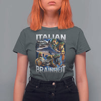 Funny Italian Brainrot Gen Z Meme T Shirt For Women