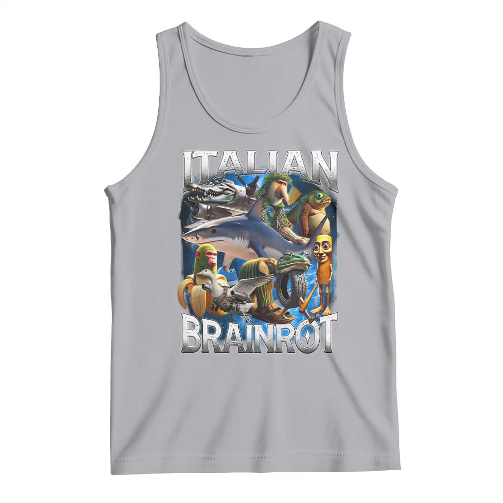 Funny Italian Brainrot Gen Z Meme Tank Top