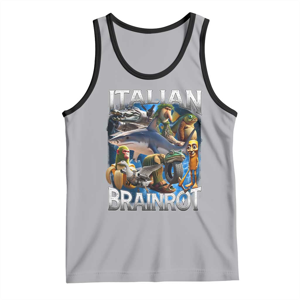 Funny Italian Brainrot Gen Z Meme Tank Top