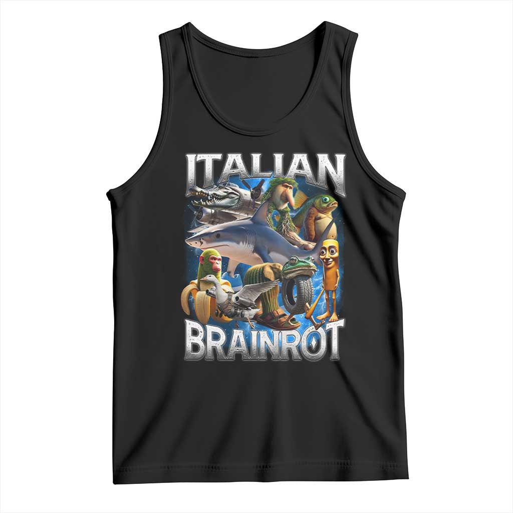 Funny Italian Brainrot Gen Z Meme Tank Top