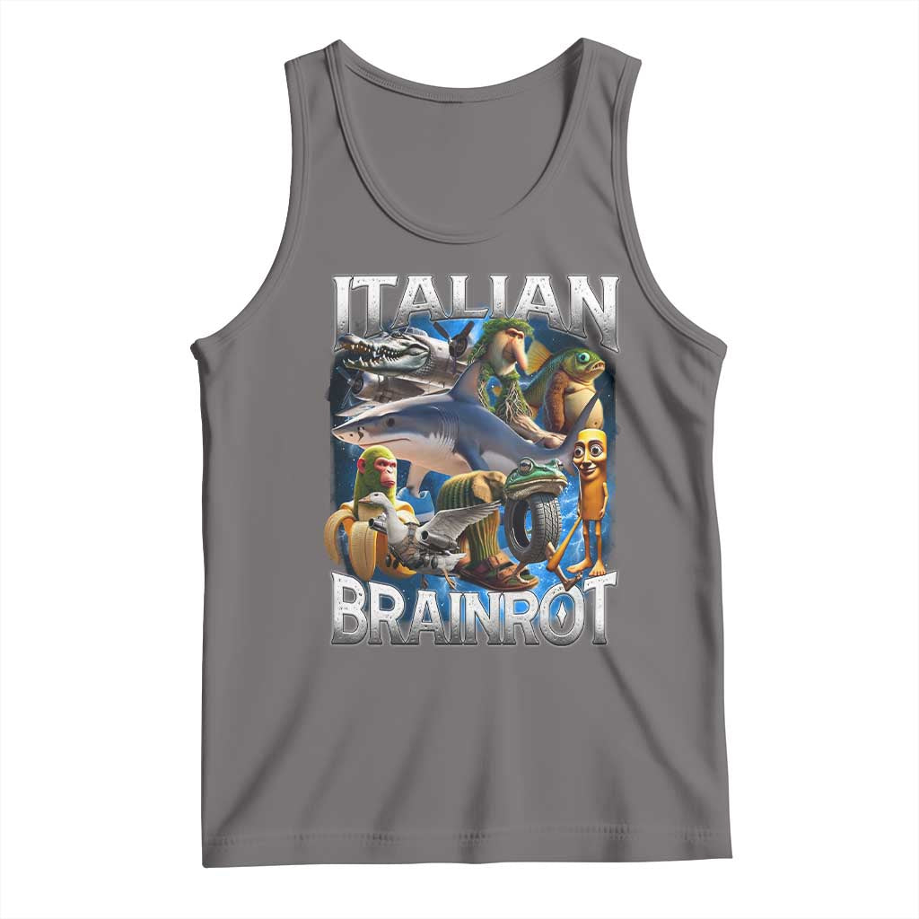Funny Italian Brainrot Gen Z Meme Tank Top