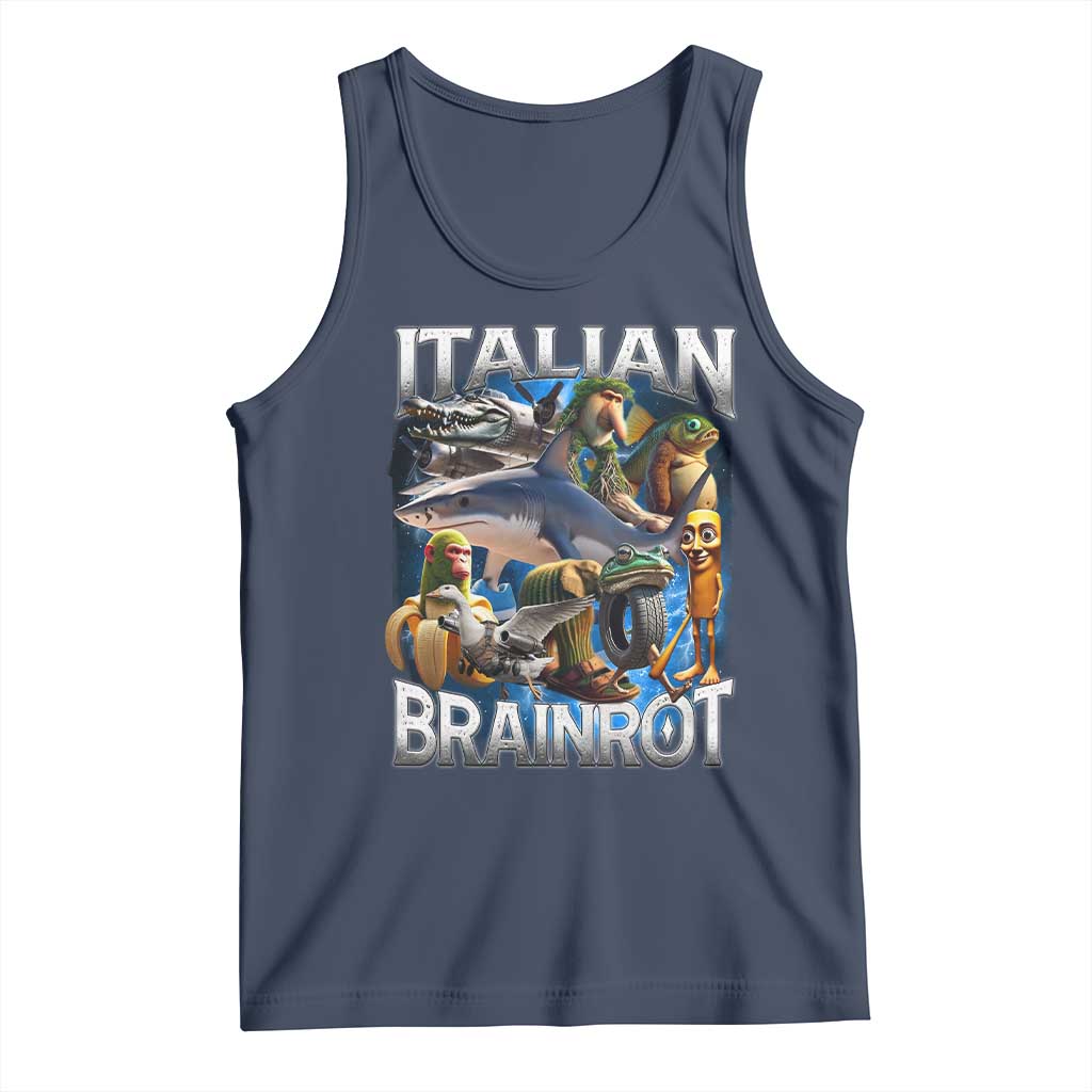 Funny Italian Brainrot Gen Z Meme Tank Top