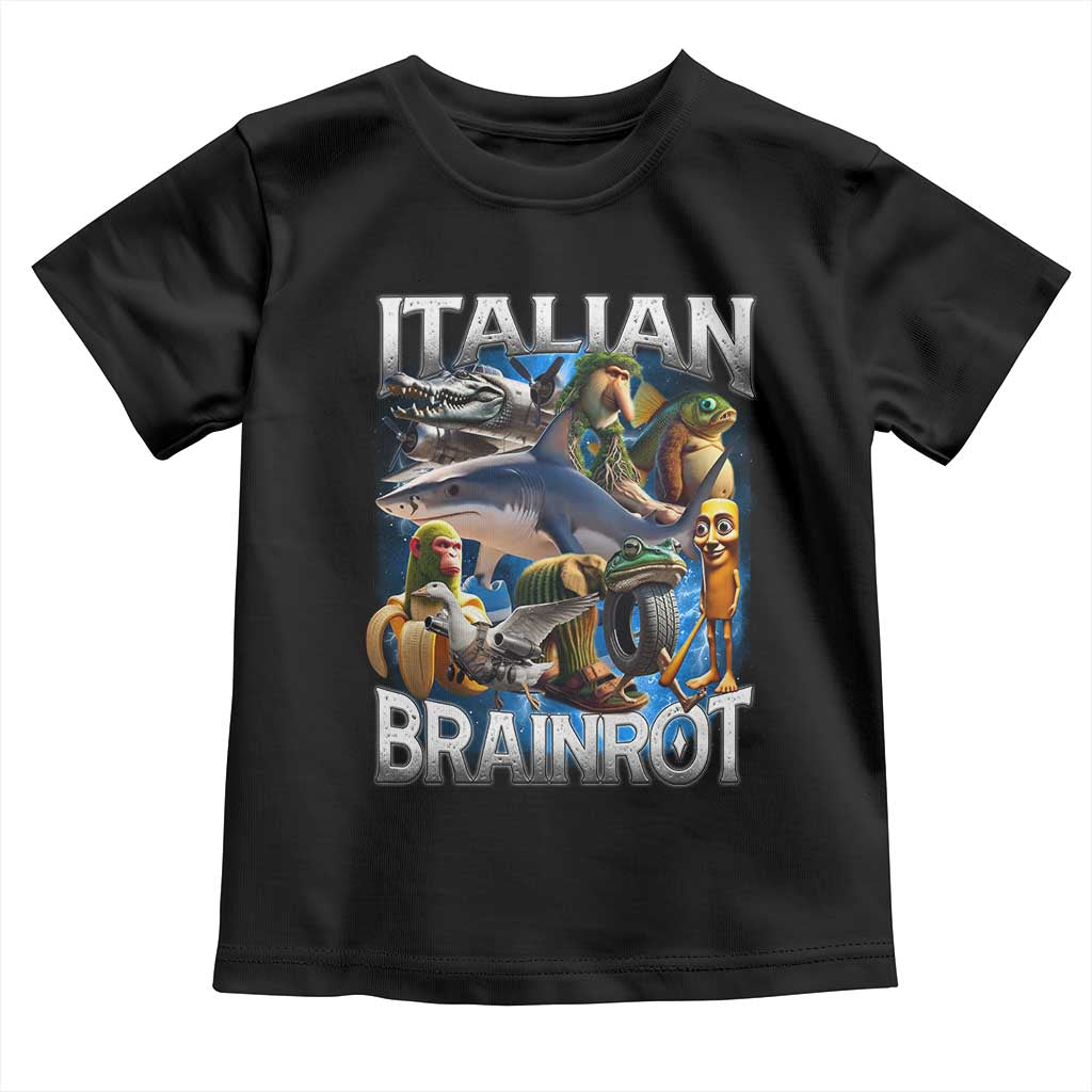 Funny Italian Brainrot Gen Z Meme Toddler T Shirt