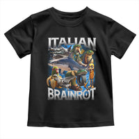 Funny Italian Brainrot Gen Z Meme Toddler T Shirt