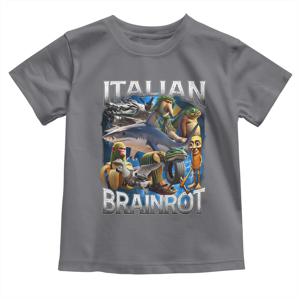 Funny Italian Brainrot Gen Z Meme Toddler T Shirt