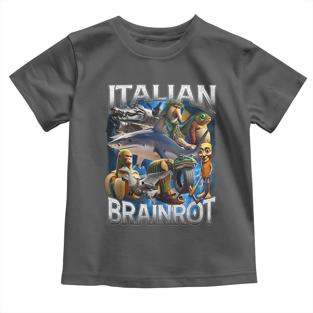 Funny Italian Brainrot Gen Z Meme Toddler T Shirt