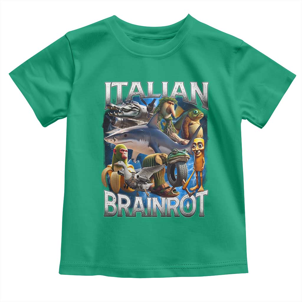 Funny Italian Brainrot Gen Z Meme Toddler T Shirt