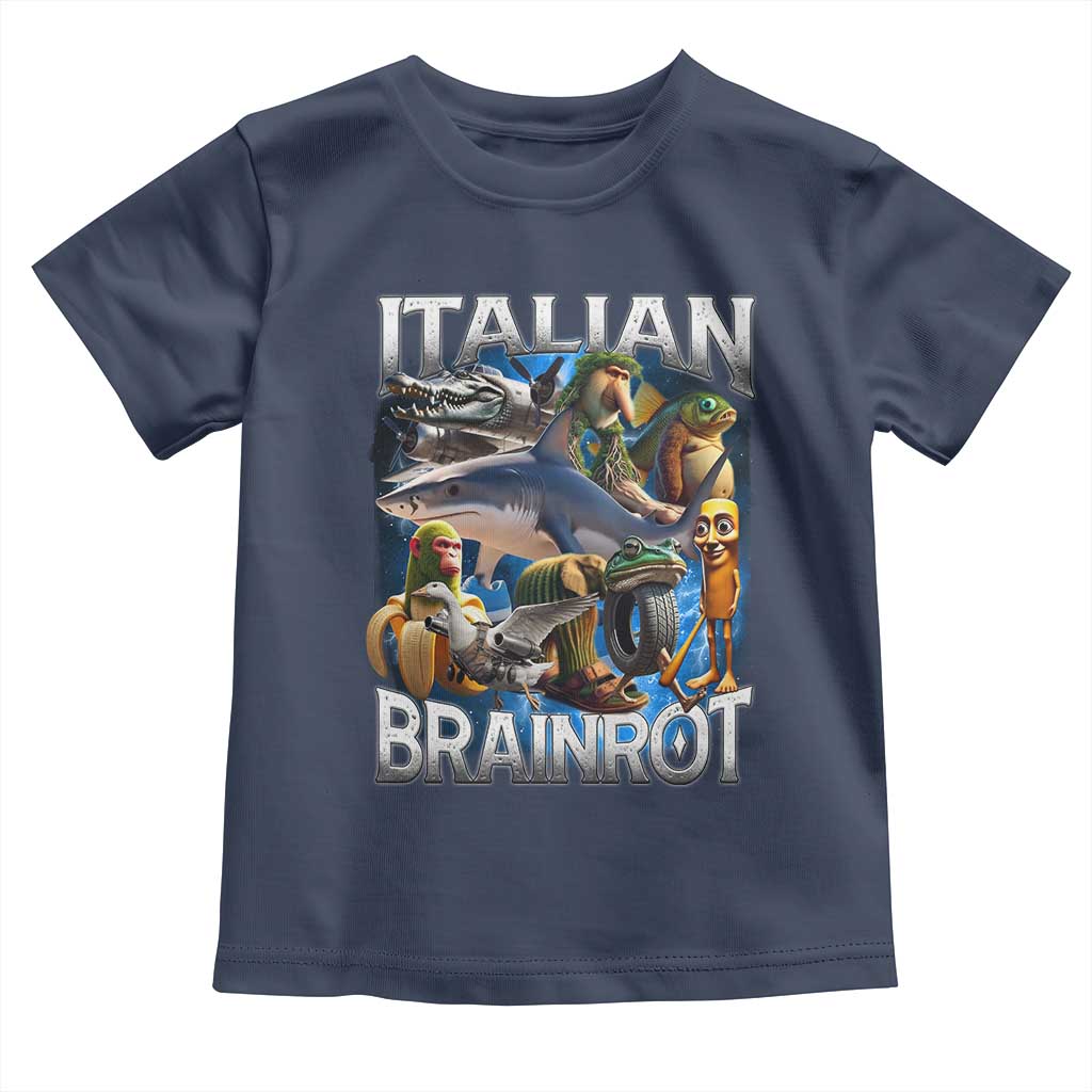 Funny Italian Brainrot Gen Z Meme Toddler T Shirt