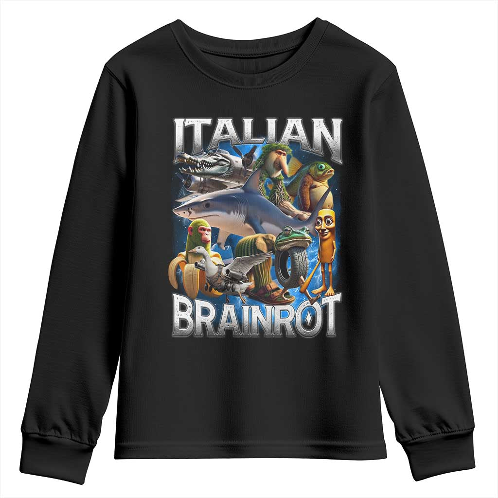 Funny Italian Brainrot Gen Z Meme Youth Sweatshirt