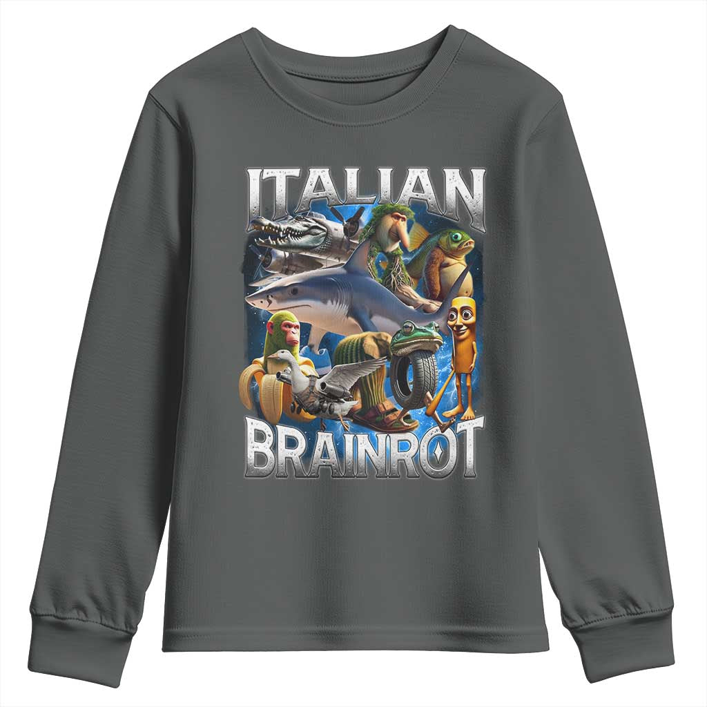 Funny Italian Brainrot Gen Z Meme Youth Sweatshirt