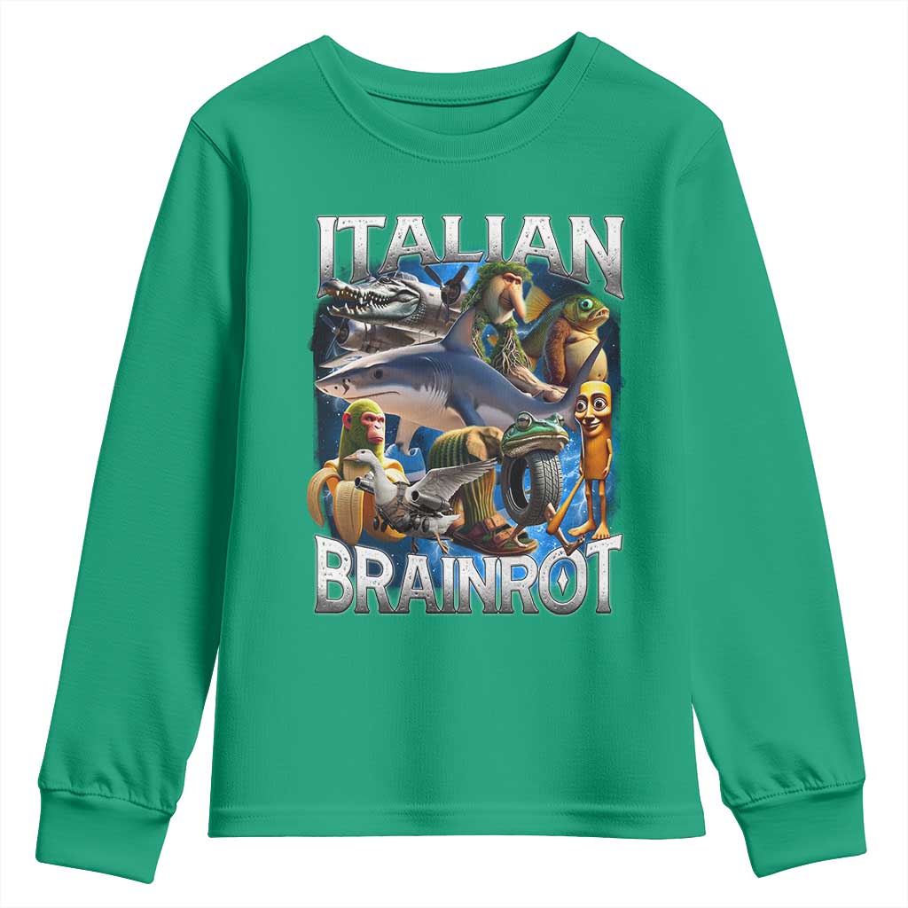 Funny Italian Brainrot Gen Z Meme Youth Sweatshirt