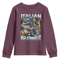 Funny Italian Brainrot Gen Z Meme Youth Sweatshirt