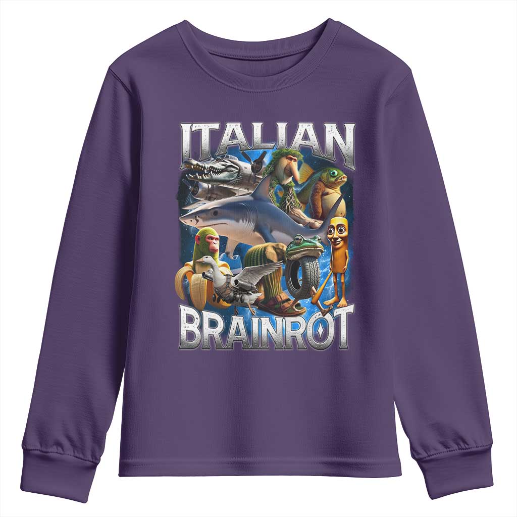 Funny Italian Brainrot Gen Z Meme Youth Sweatshirt