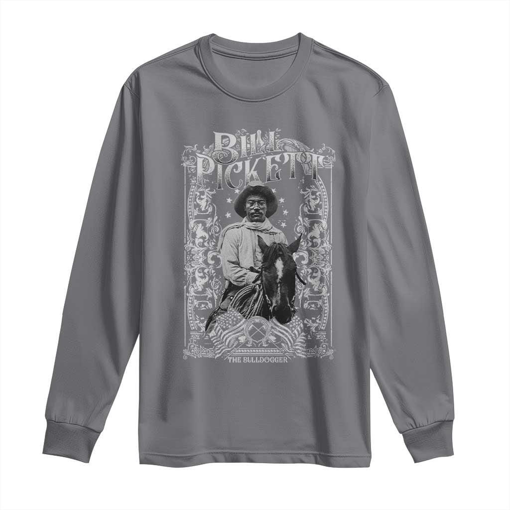 Black Cowboy Bill Pickett Long Sleeve Shirt African American Cowboy History