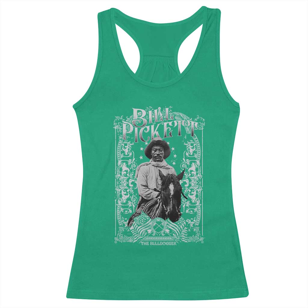 Black Cowboy Bill Pickett Racerback Tank Top African American Cowboy History