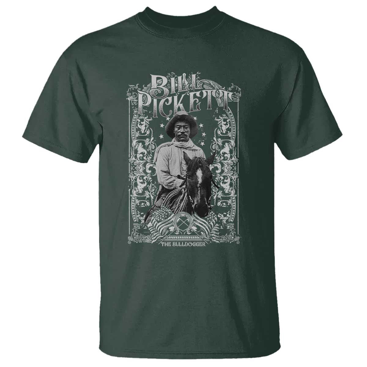 Black Cowboy Bill Pickett T Shirt African American Cowboy History