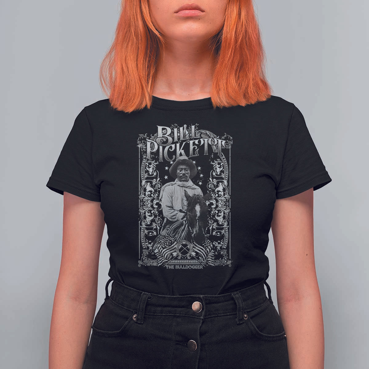 Black Cowboy Bill Pickett T Shirt For Women African American Cowboy History