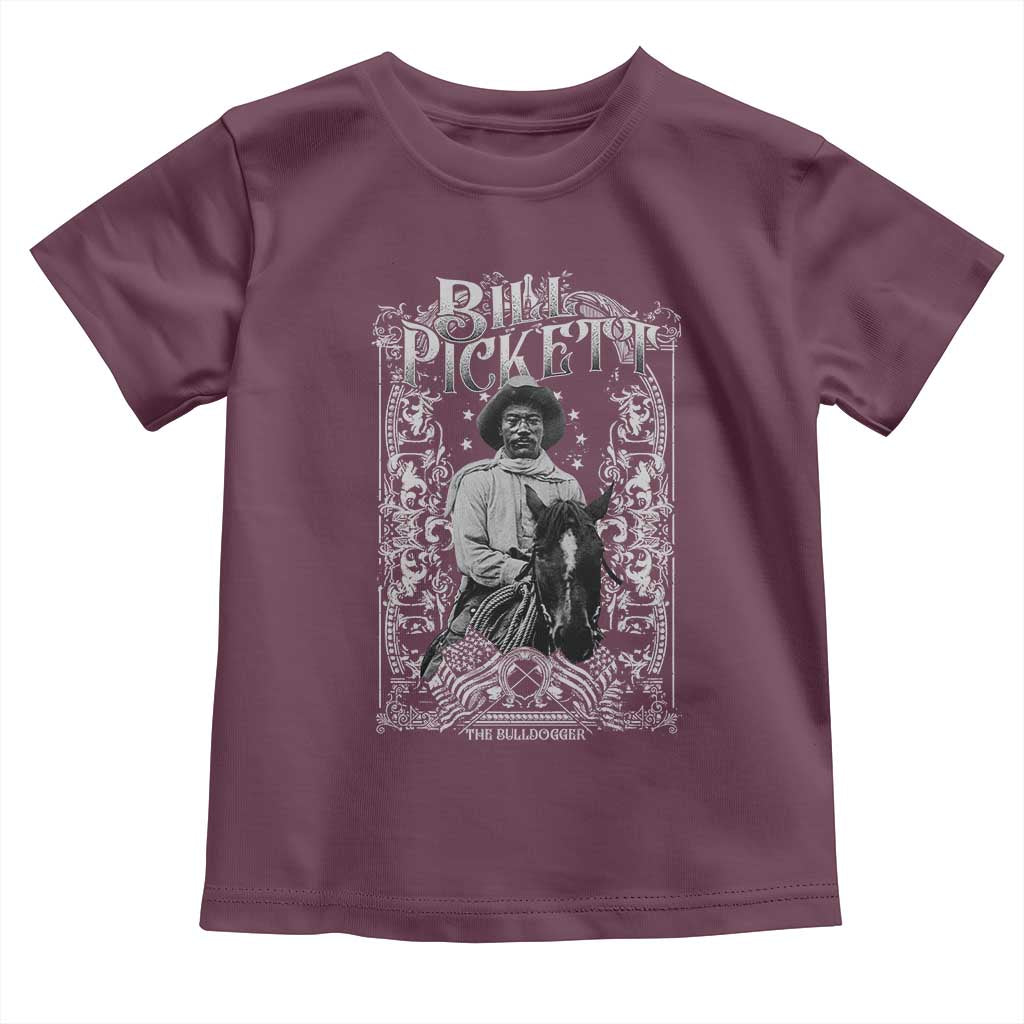 Black Cowboy Bill Pickett Toddler T Shirt African American Cowboy History