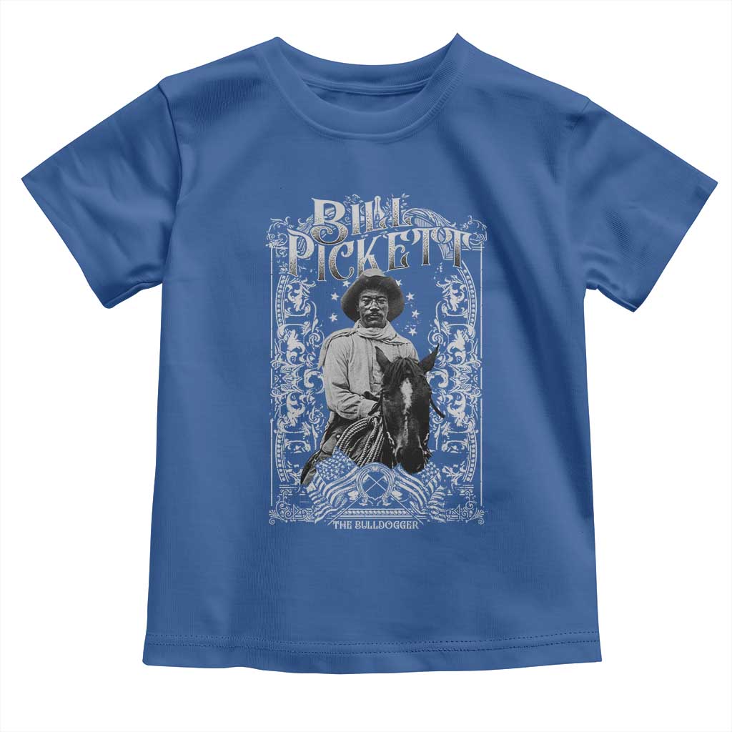 Black Cowboy Bill Pickett Toddler T Shirt African American Cowboy History