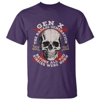 Funny Gen X T Shirt The Badass Generation Before All You Sissies Were Vintage Skull