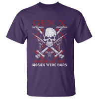 Funny X Generation T Shirt The Badass Generation Before All You Sissies Were Born Skull