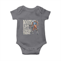 Funny African American Cowgirl Baby Onesie Boots And Bling It's A Cowgirl Thing