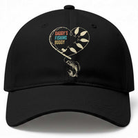 Funny Daddys Fishing Buddy Baseball Cap Fisherman Dad Son Daughter