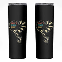 Funny Daddys Fishing Buddy Skinny Tumbler Fisherman Dad Son Daughter