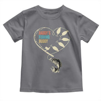 Funny Daddy's Fishing Buddy Toddler T Shirt Fisherman Dad Son Daughter