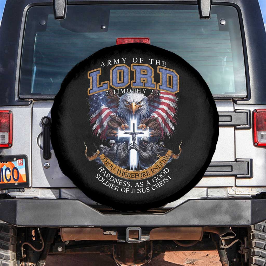 Christian Soldier Spare Tire Cover Army Of The Lord Thou Therefore Endure Hardness As A Good Soldier