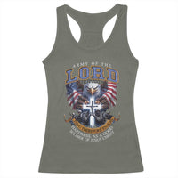 Christian Soldier Racerback Tank Top Army Of The Lord Thou Therefore Endure Hardness As A Good Soldier