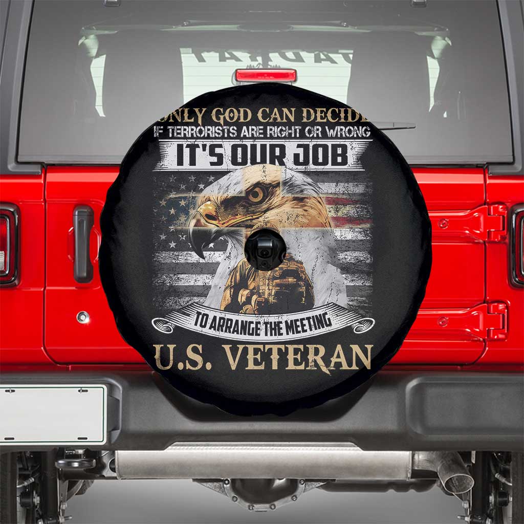 Christian Veteran Spare Tire Cover Only God Can Decide If Terrorists Are Right Or Wrong Us Veteran