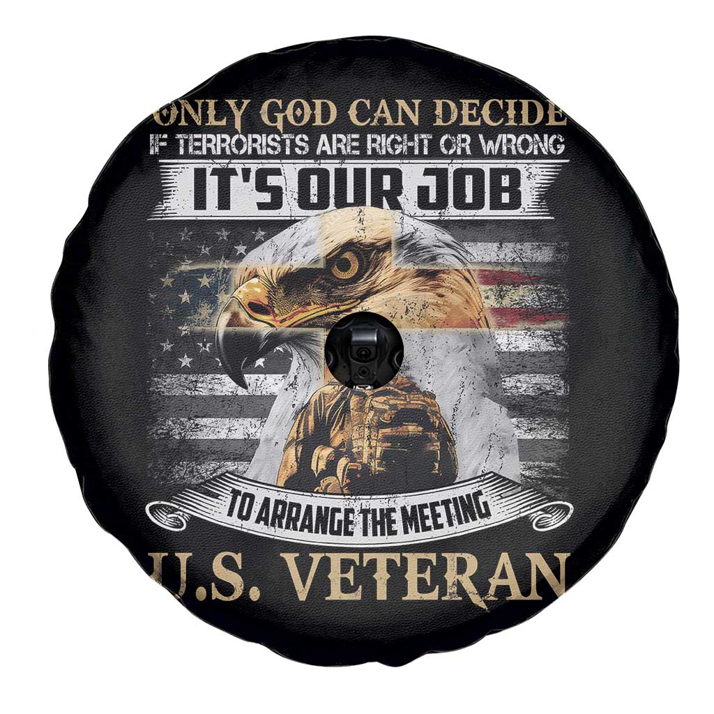 Christian Veteran Spare Tire Cover Only God Can Decide If Terrorists Are Right Or Wrong Us Veteran