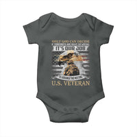 Christian Veteran Baby Onesie Only God Can Decide If Terrorists Are Right Or Wrong Us Veteran