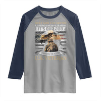 Christian Veteran Raglan Shirt Only God Can Decide If Terrorists Are Right Or Wrong Us Veteran