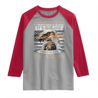 Christian Veteran Raglan Shirt Only God Can Decide If Terrorists Are Right Or Wrong Us Veteran