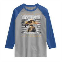 Christian Veteran Raglan Shirt Only God Can Decide If Terrorists Are Right Or Wrong Us Veteran