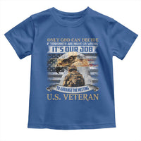 Christian Veteran Toddler T Shirt Only God Can Decide If Terrorists Are Right Or Wrong Us Veteran