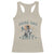 Funny Western Father Doing Dad Shit Racerback Tank Top Cowboy Skeleton Toilet Dad Jokes Father's Day