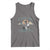 Funny Western Father Doing Dad Shit Tank Top Cowboy Skeleton Toilet Dad Jokes Father's Day