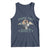 Funny Western Father Doing Dad Shit Tank Top Cowboy Skeleton Toilet Dad Jokes Father's Day