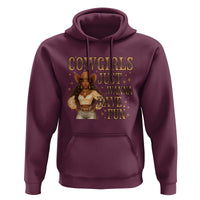 Funny African American Cowgirl Hoodie Cowgirls Just Wanna Have Fun Western