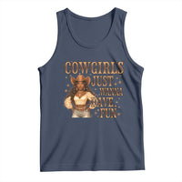 Funny African American Cowgirl Tank Top Cowgirls Just Wanna Have Fun Western