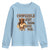 Funny African American Cowgirl Youth Sweatshirt Cowgirls Just Wanna Have Fun Western