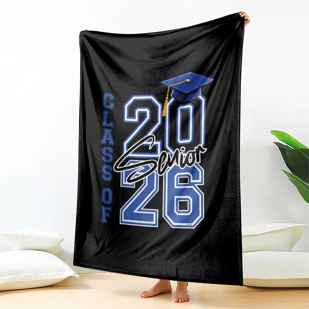Class of 2026 Senior Throw Blanket School Graduation 26