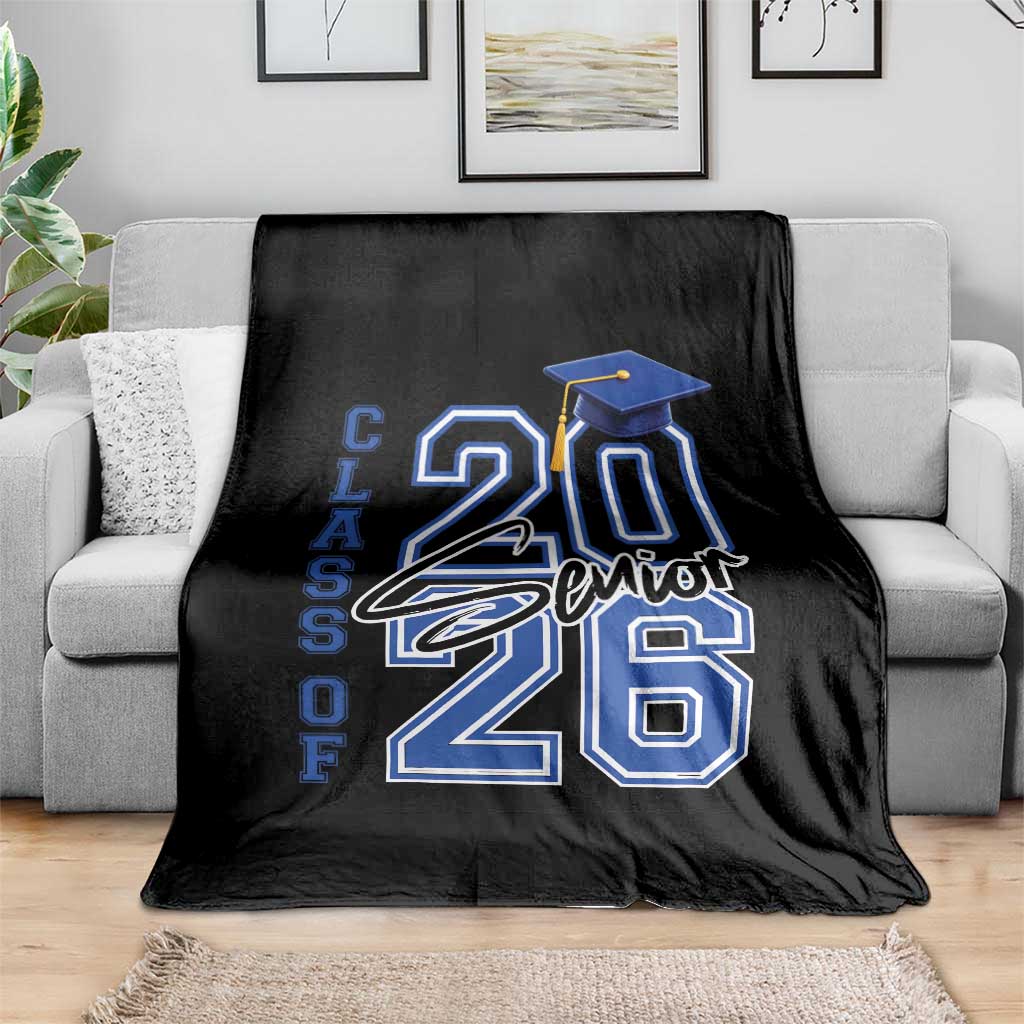 Class of 2026 Senior Throw Blanket School Graduation 26