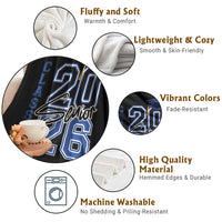 Class of 2026 Senior Throw Blanket School Graduation 26