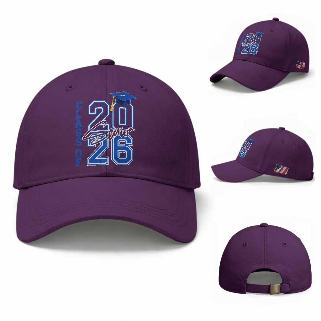 Class of 2026 Senior Baseball Cap School Graduation 26